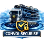 transport de véhicules via convoi sécurisé