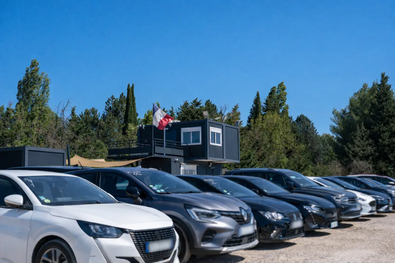 parc stockage véhicules sécurisé paca bouc bel air france europe
