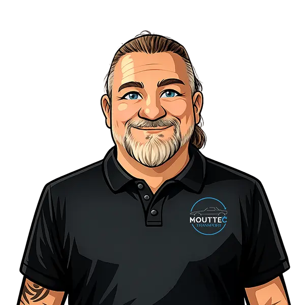 truck driver mouttec transport delivery